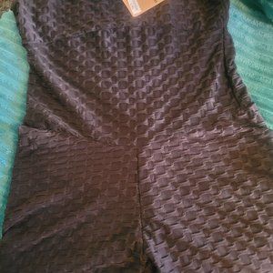 Yoga One Piece Jumper Puckered Scrunch Bootie Workout